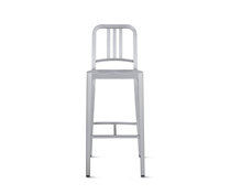 1006 Navy® Barstool with Brushed Finish