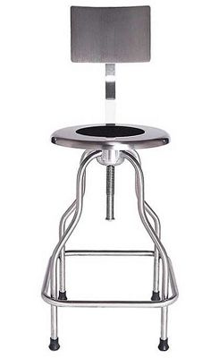 Precision Stool with Backrest