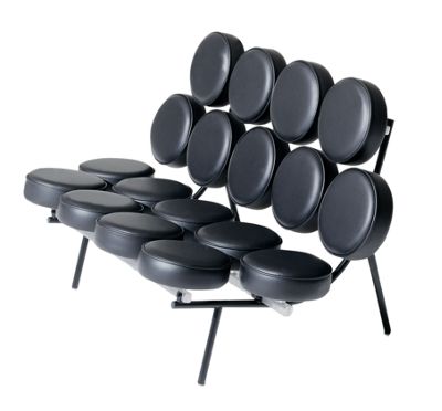 Nelson Marshmallow Sofa in Vinyl