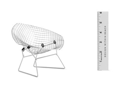 Vitra Miniatures Collection: Bertoia Diamond Chair