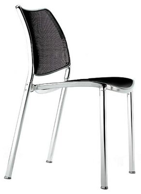Gas Side Chair - Mesh/Leather