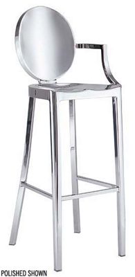 Kong Barstool with Arms - Brushed