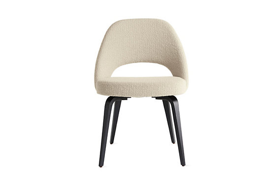 Saarinen Executive Side Chair Wood Legs  Designed by Eero Saarinen for Knoll®