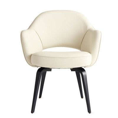 Saarinen Executive Armchair Wood - Volo Leather