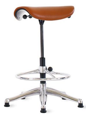 Freedom® Saddle with Extra-High Piston in Prima Leather