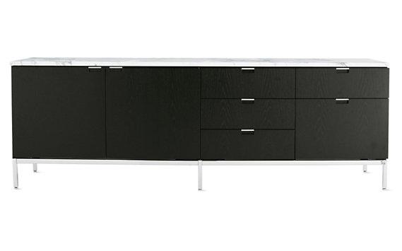 Florence Knoll Credenza- Four Position>   Designed by Florence Knoll Bassett for Knoll®