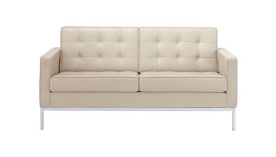 Florence Knoll Two-Seater Sofa in Classic Bouclé 