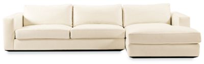Reid Sectional Chaise Right in Fabric
