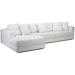 Reid Sectional Chaise Left in Ultrasuede®