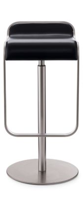 LEM Piston Stool with Leather Seat
