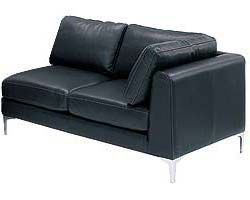Albert One-Arm Sofa, Right in Sierra Leather