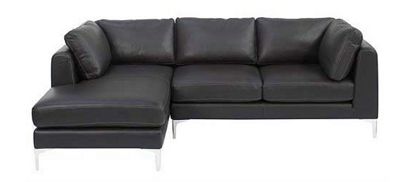 Albert Sectional Chaise Left in Sierra Leather