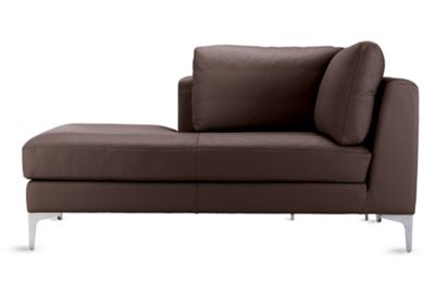 Albert Left-Facing Chaise in Vienna Leather