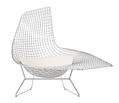 Bertoia Asymmetric™ Chaise with Seat Pad