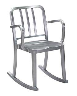 Heritage Rocking Armchair - Brushed