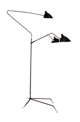 Serge Mouille Three-Arm Floor Lamp
