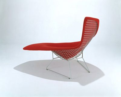 Bertoia Asymmetric™ Chaise with Full Cover