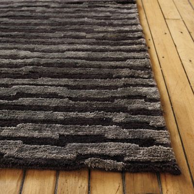 Broken Stripe Rug 10 x 12 Charcoal Modern DWR Design Within Reach eBay