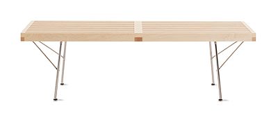 Nelson™ Platform Bench, 48" with Metal Legs