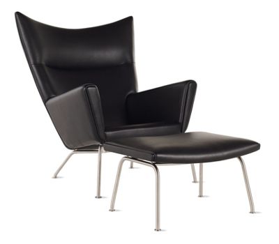 Wing Chair in Leather (Thor) 