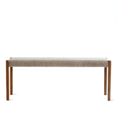 Møller Model 63A Bench in Walnut and Hallingdal