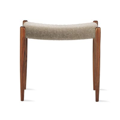 Møller Model 80A Stool in Walnut and Hallingdal