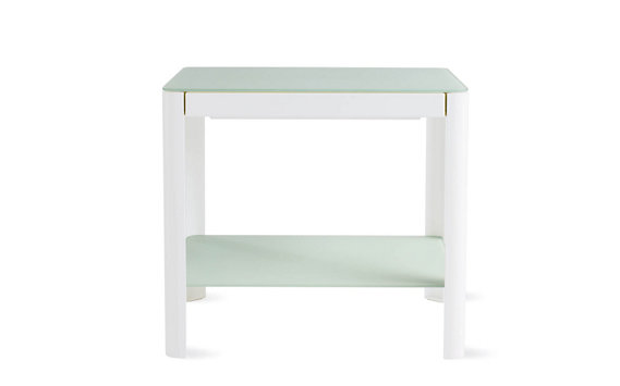 Min Bedside Table with Shelf    Designed by Luciano Bertoncini 