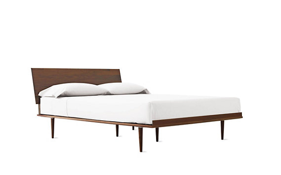 AmericanModern Bed, Walnut      Designed by Design Within Reach 