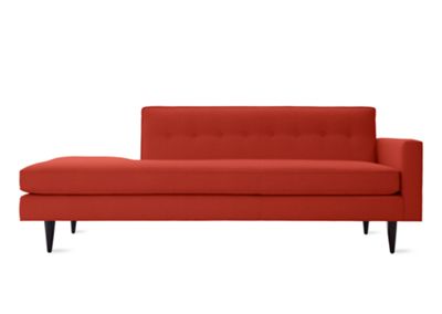 Bantam Studio Sofa, Right in Basket Fabric