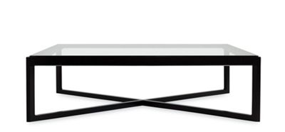Krusin Coffee Table with Glass Tabletop