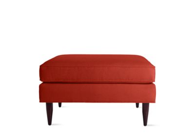 Bantam Cocktail Ottoman in Basket Fabric