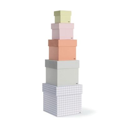Box Box Large Neutral (Set of 5)