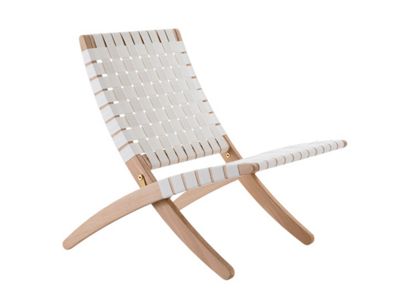 Cuba Lounge Chair in Soaped Oak