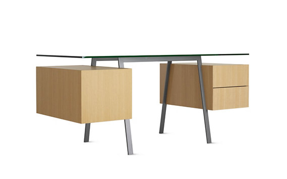 Homework Desk, Double Drawer    Designed by Niels Bendtsen