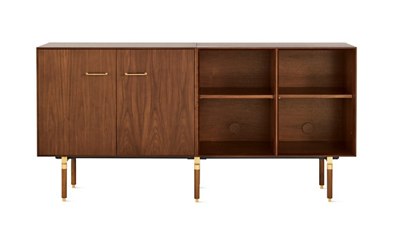 Ven Open Credenza      Designed by Jens Risom and Chris Hardy