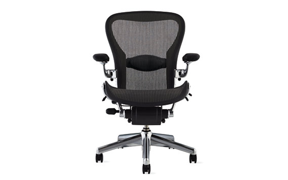Aeron Deluxe Chair with Lumbar Support Design  Designed by Don Chadwick and Bill Stumpf for Herman Miller®